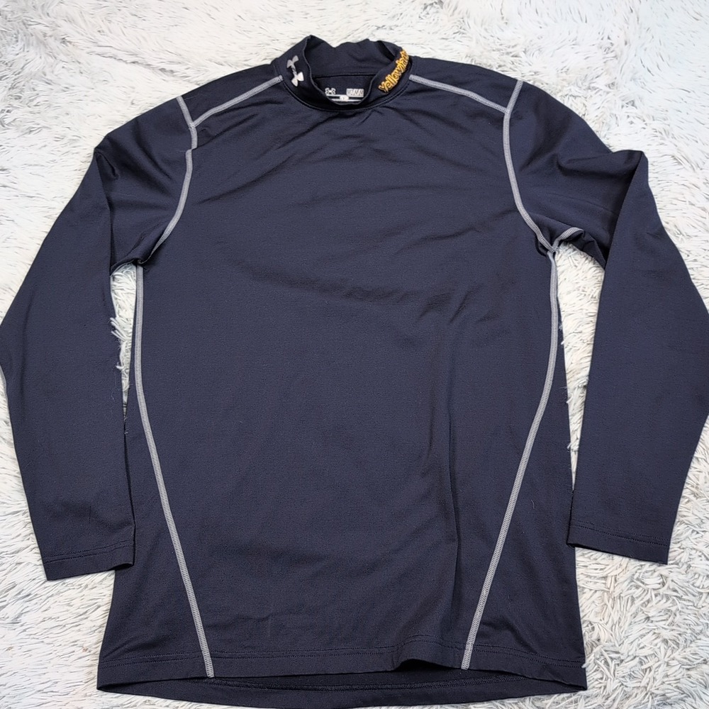 Under Armour Shirt Womens M Blue Fitted Activewear Athletic‎ Running Comfort